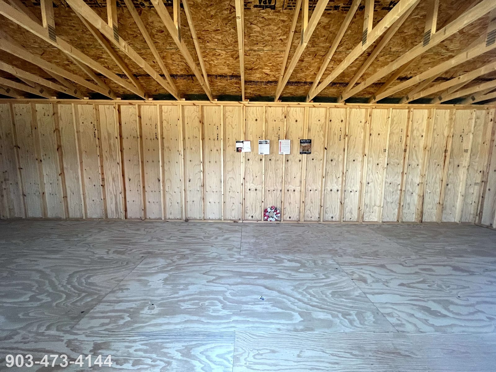 14x32 Garden Shed at Tyler Lot- ETX Steel Tyler