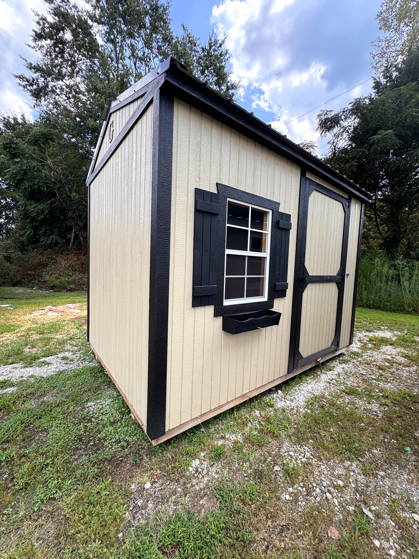 8x12 Garden Shed at Graceland of Cumming