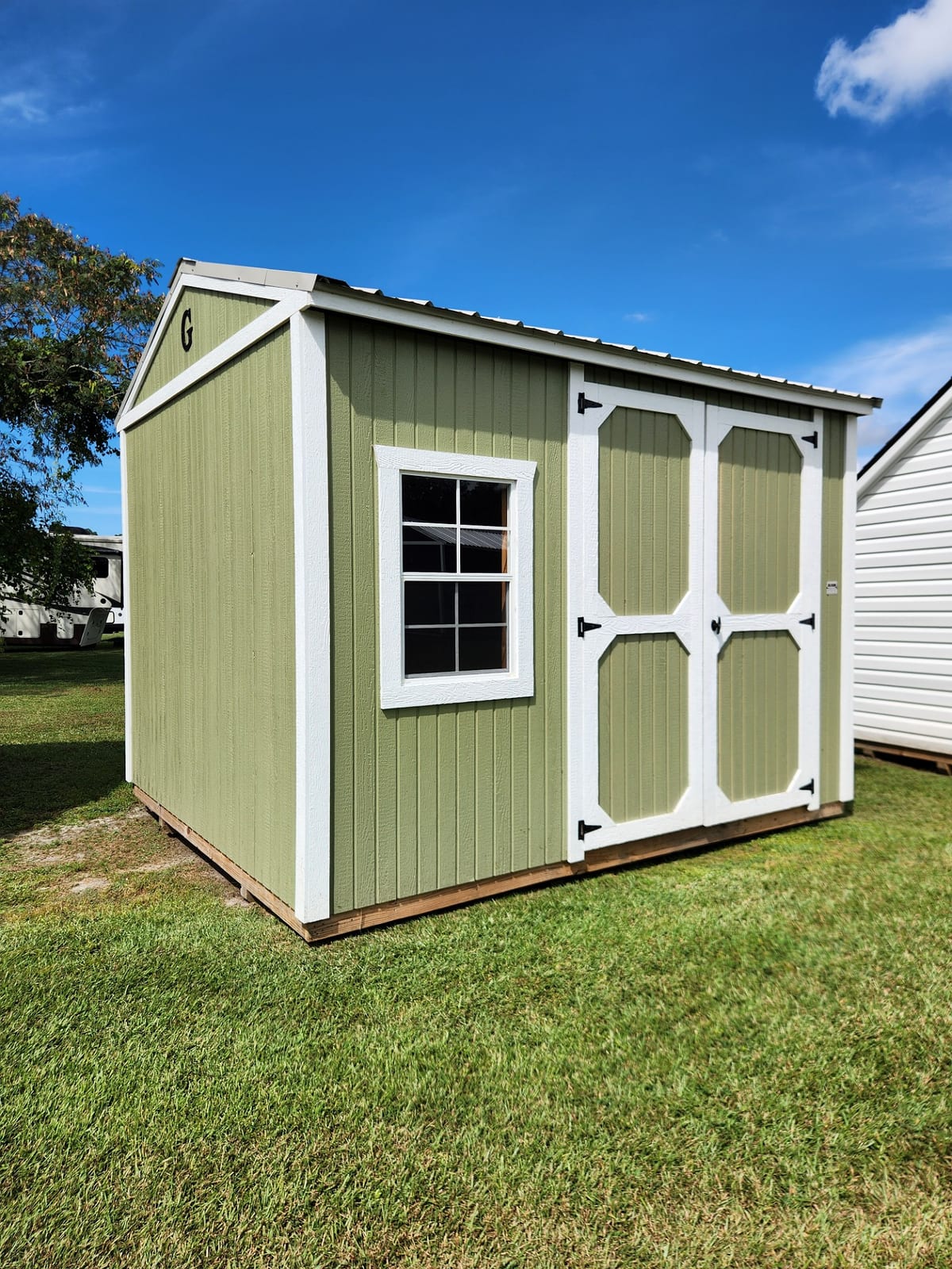 10x12 Garden Shed at Toler's Coastal Structures - Newport