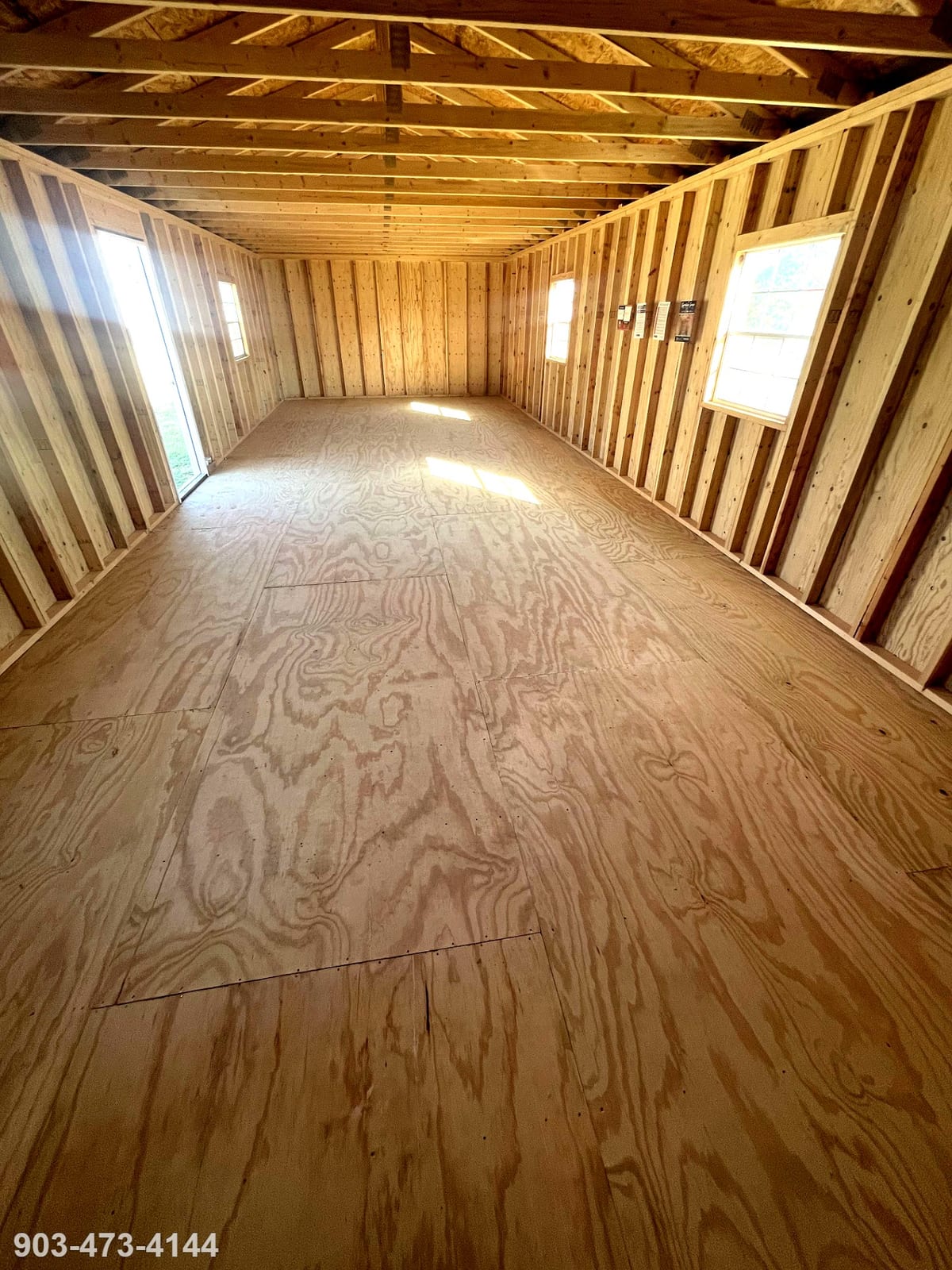 16x40 Garden Shed at Tyler Lot- ETX Steel Tyler