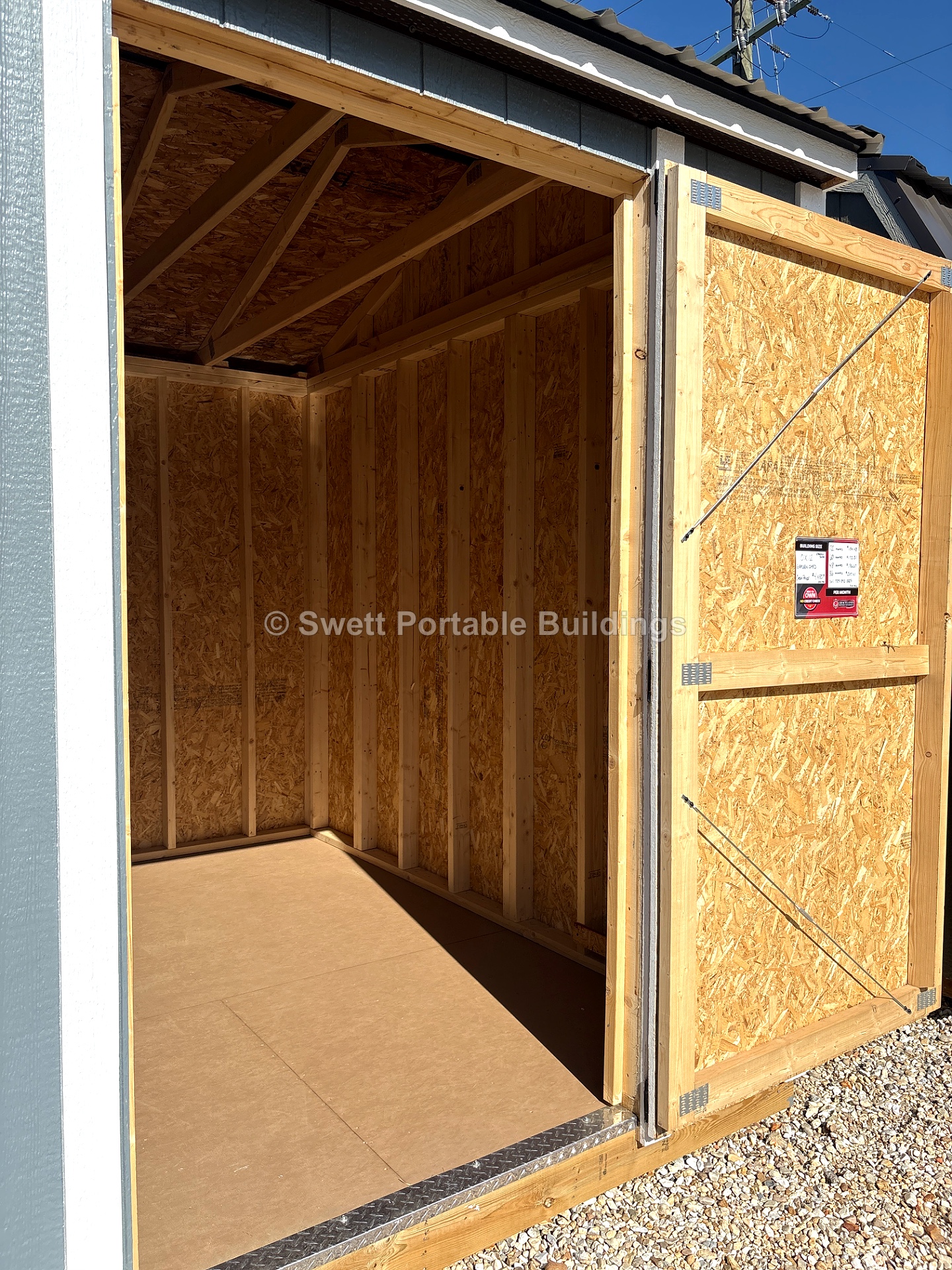 10x12 Garden Shed at Swett Portable Buildings LLC