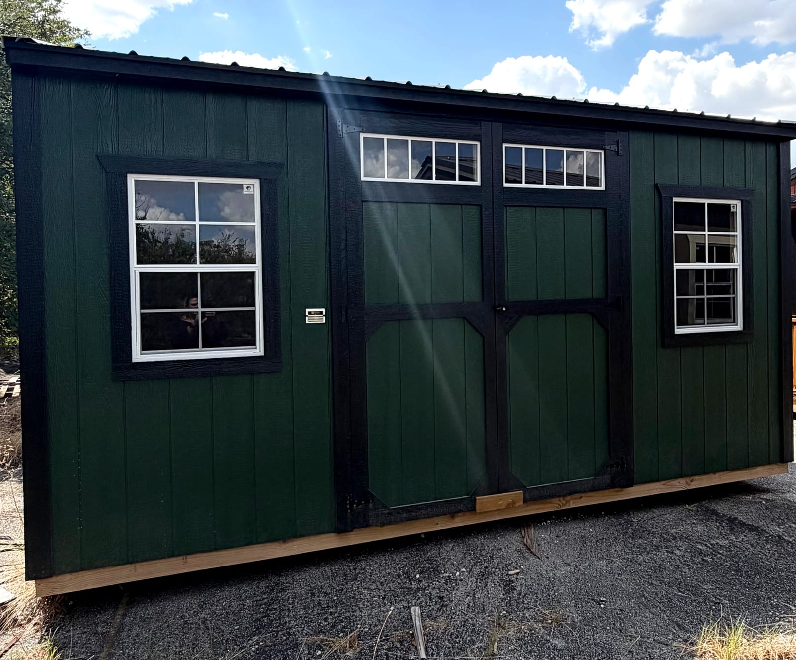 10x16 Garden Shed at Tyler Lot- ETX Steel Tyler