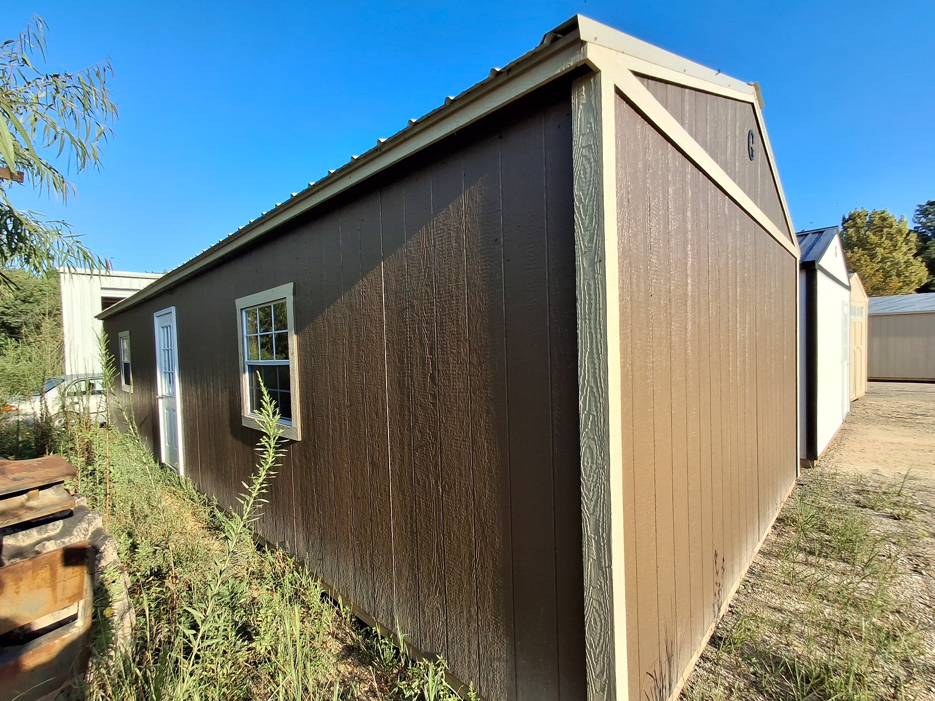 16x40 Garden Shed at Kirbyville Lot - Essex Bros
