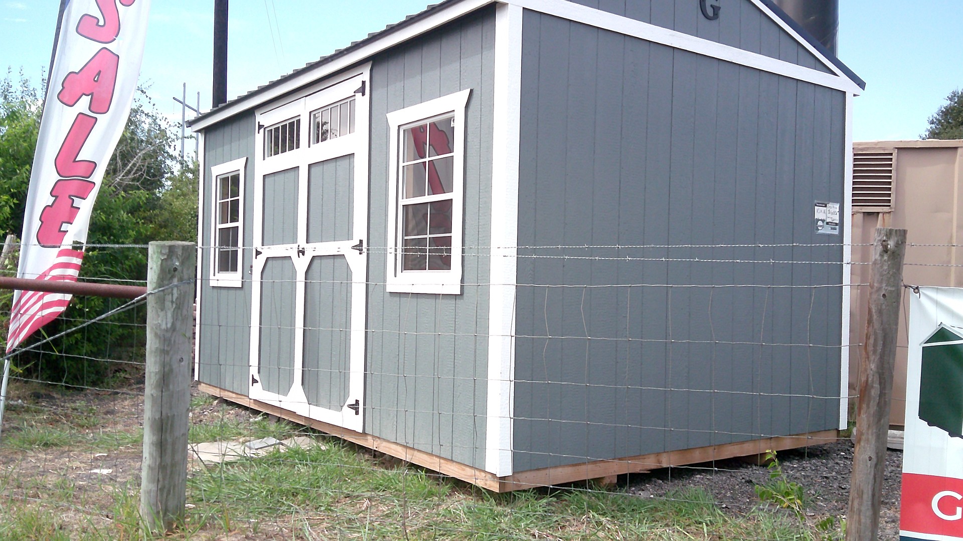 10x16 Garden Shed at Hill  Top Sales