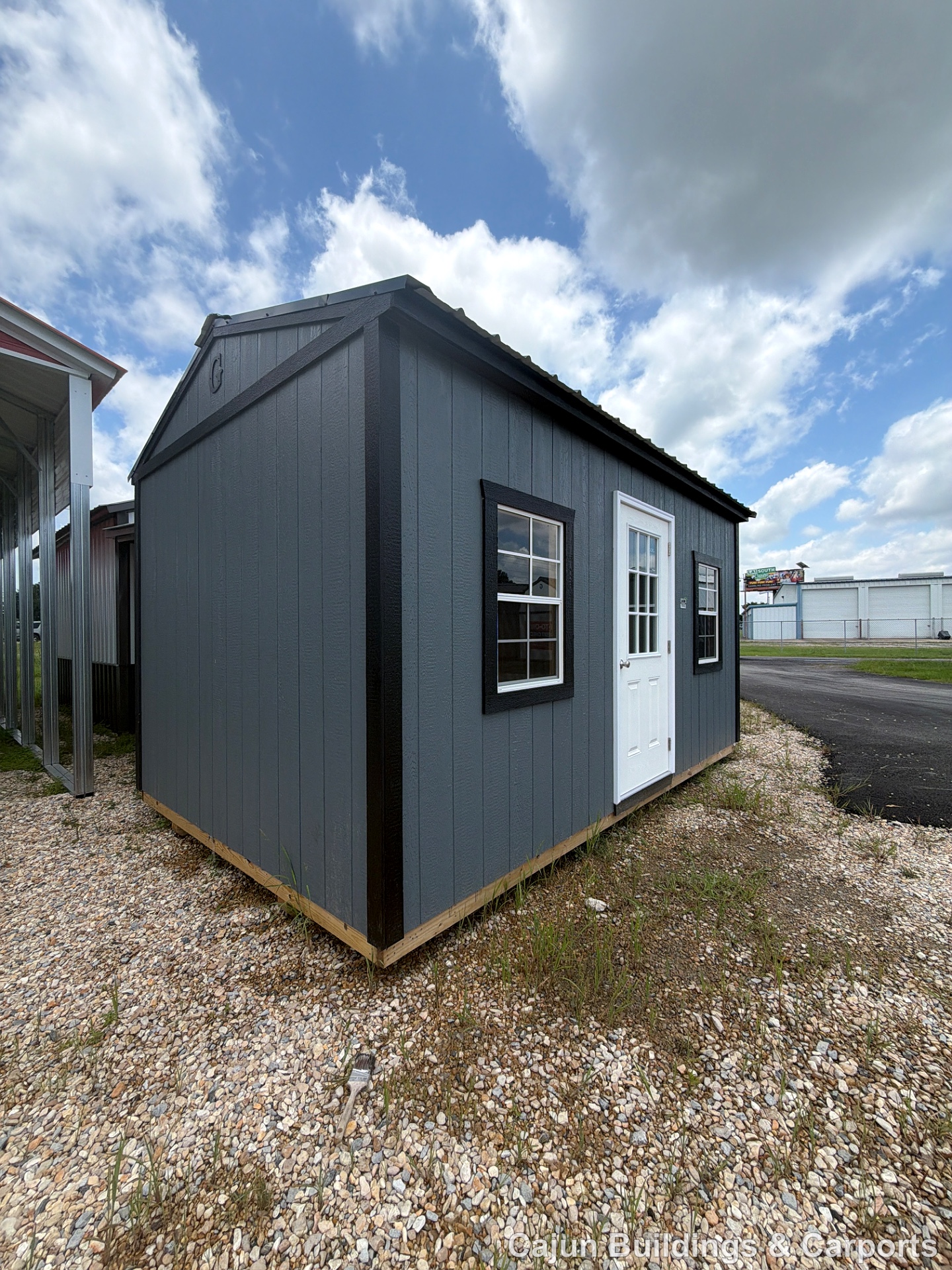 10x16 Garden Shed at Cajun Buildings and Carports