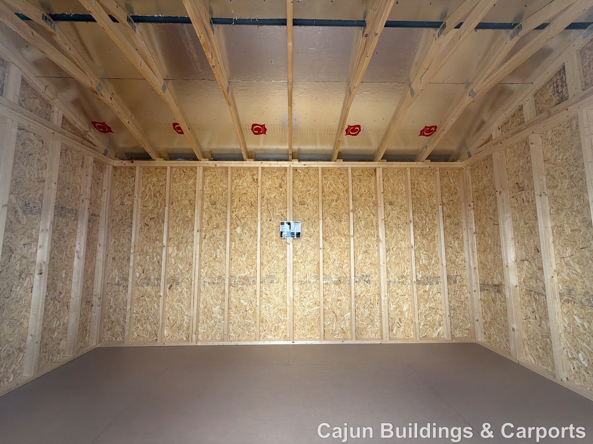 10x16 Garden Shed at Cajun Buildings and Carports