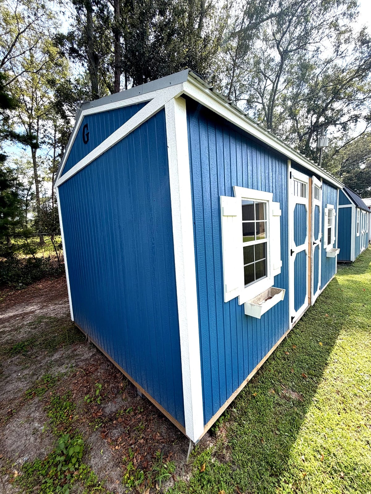 10x20 Garden Shed at Moultrie Lot- Willis Buildings