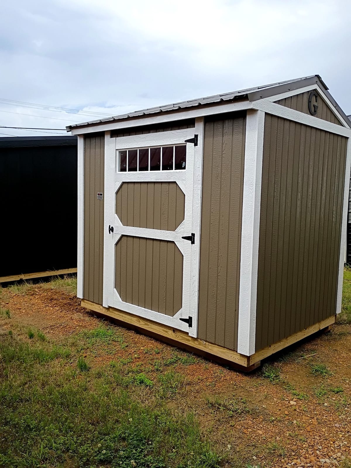 6x8 Garden Shed at Jimmy's Portable Buildings of Savannah, TN