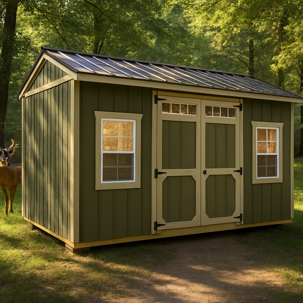10x16 Garden Shed at ACE Buildings - Graceland of Corpus Christi