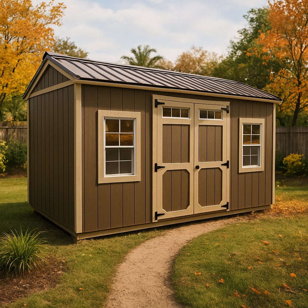 10x16 Garden Shed at ACE Buildings - Graceland of Corpus Christi