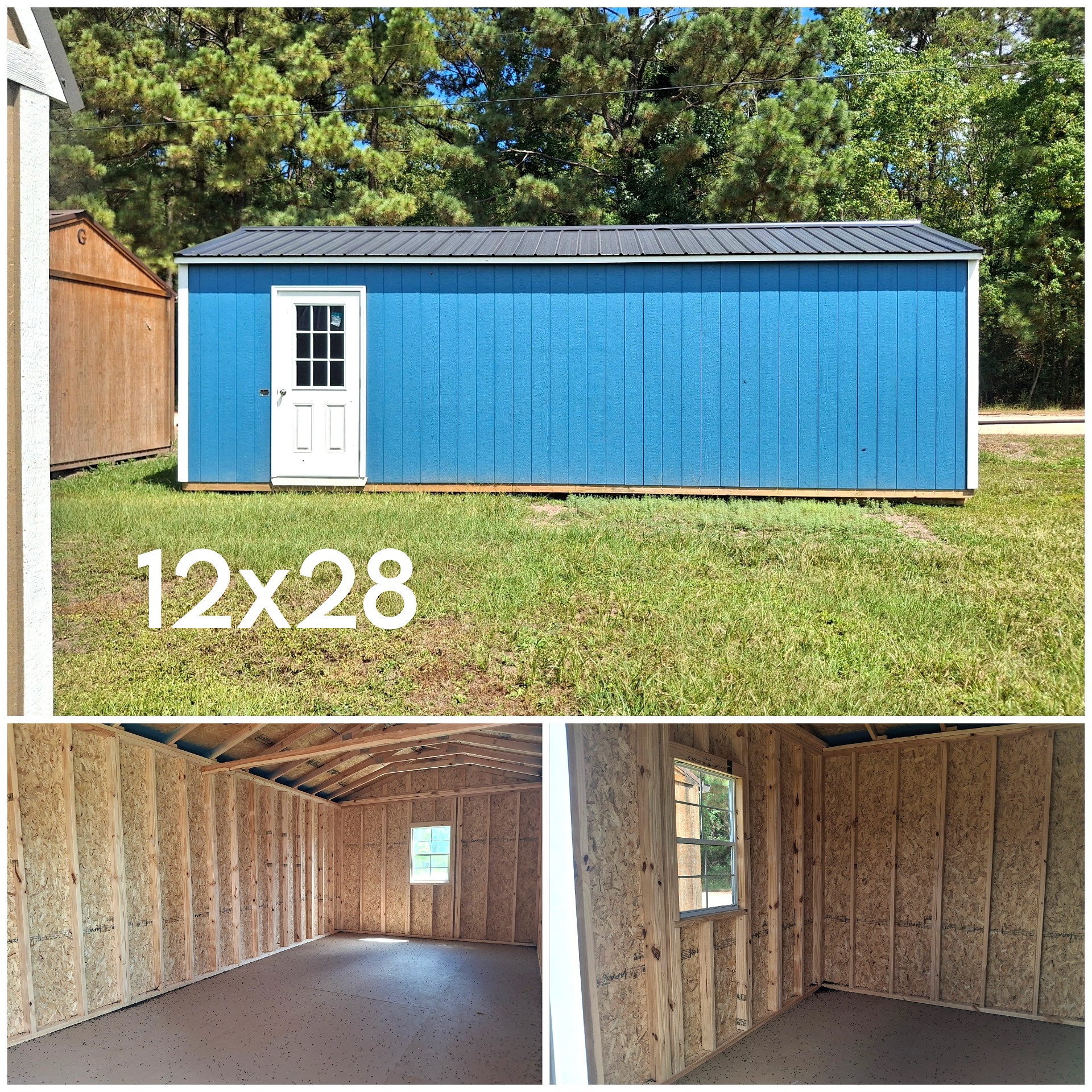 12x28 Garden Shed at Kirbyville Lot - Essex Bros