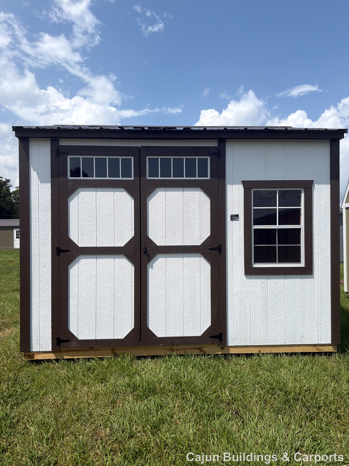 10x12 Garden Shed at Cajun Buildings and Carports