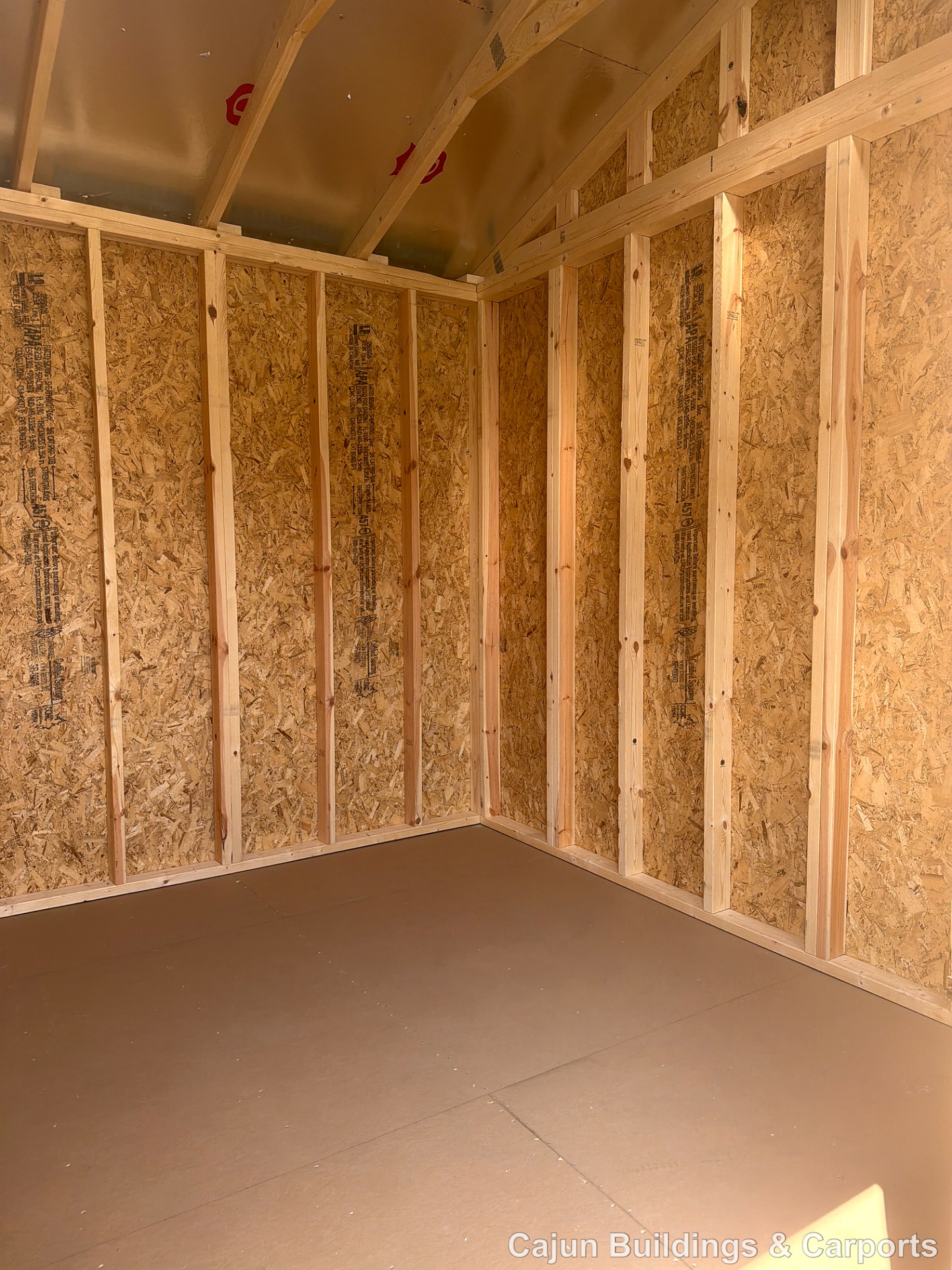 10x12 Garden Shed at Cajun Buildings and Carports