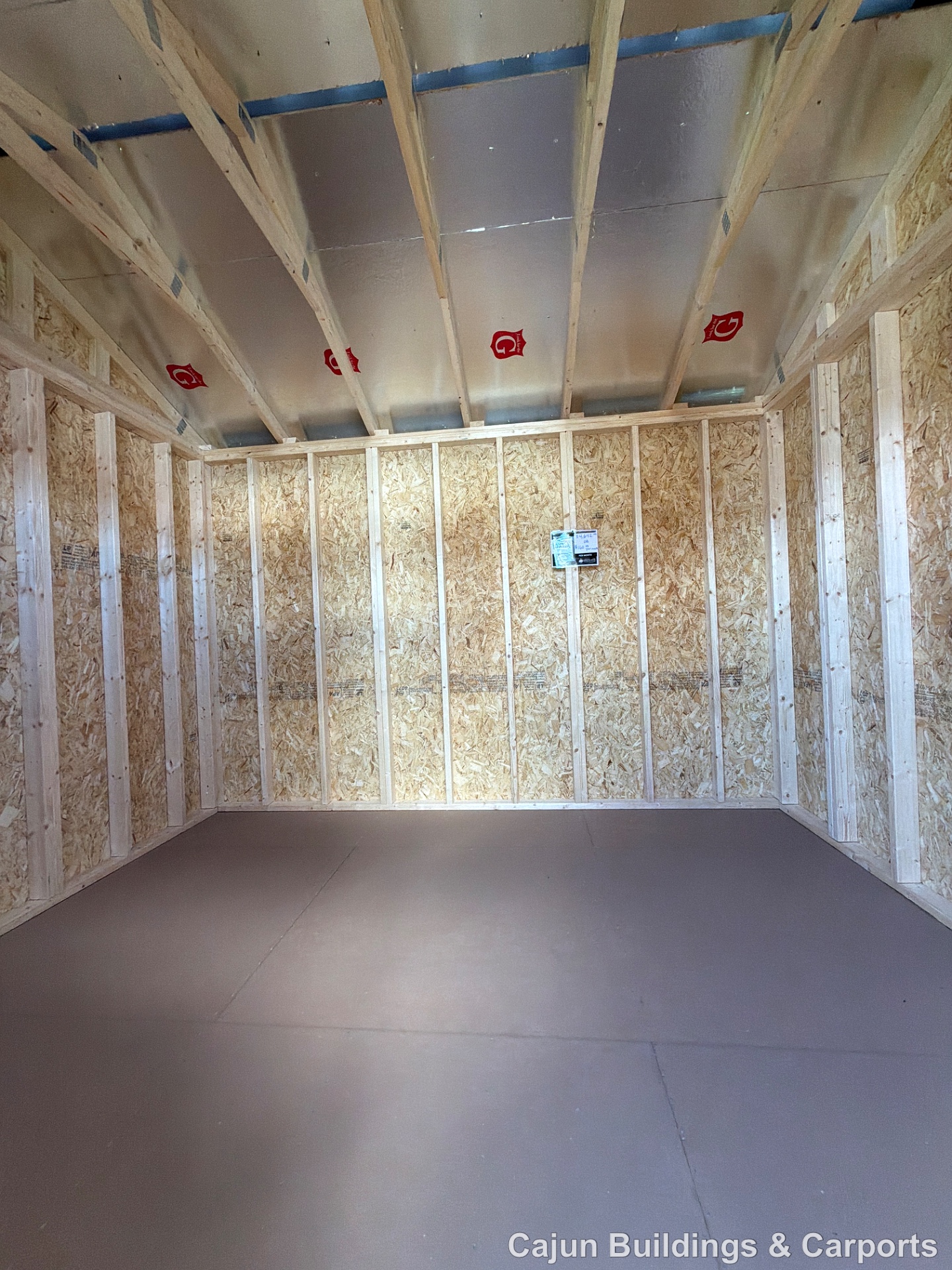 10x12 Garden Shed at Cajun Buildings and Carports
