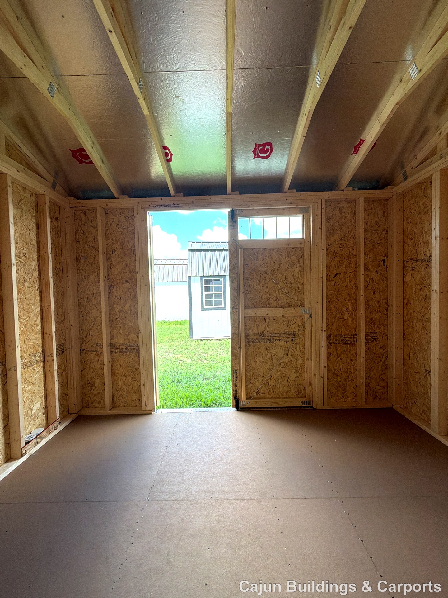10x12 Garden Shed at Cajun Buildings and Carports