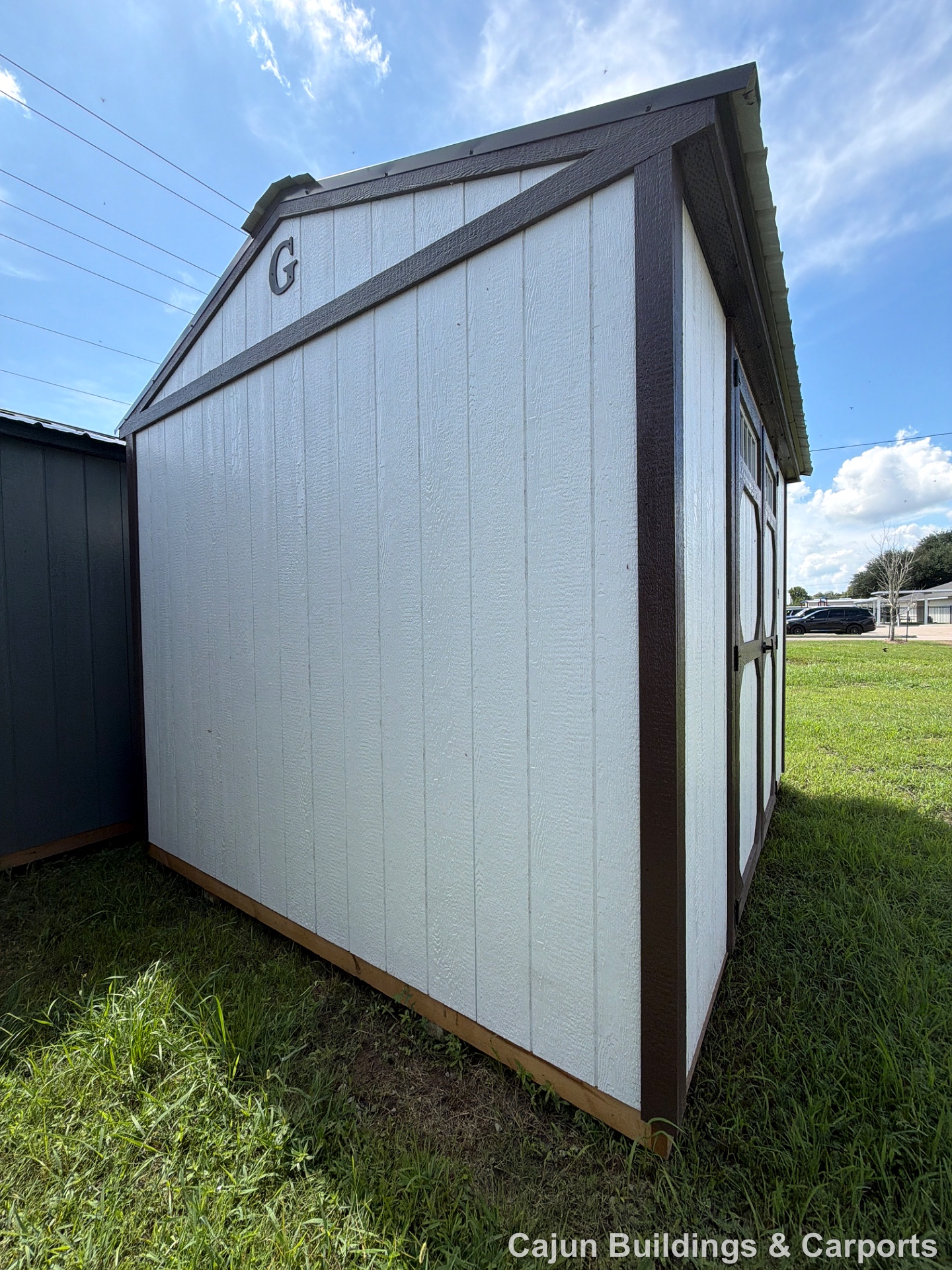 10x12 Garden Shed at Cajun Buildings and Carports