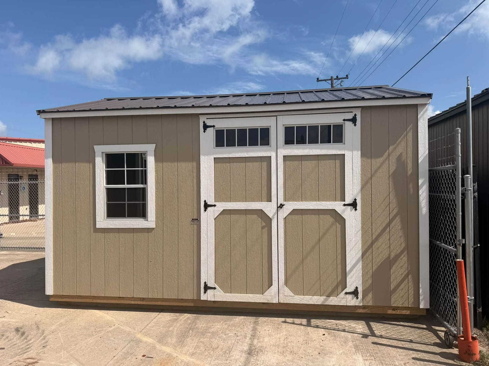 12x16 Garden Shed at ACE Buildings - Graceland of Corpus Christi