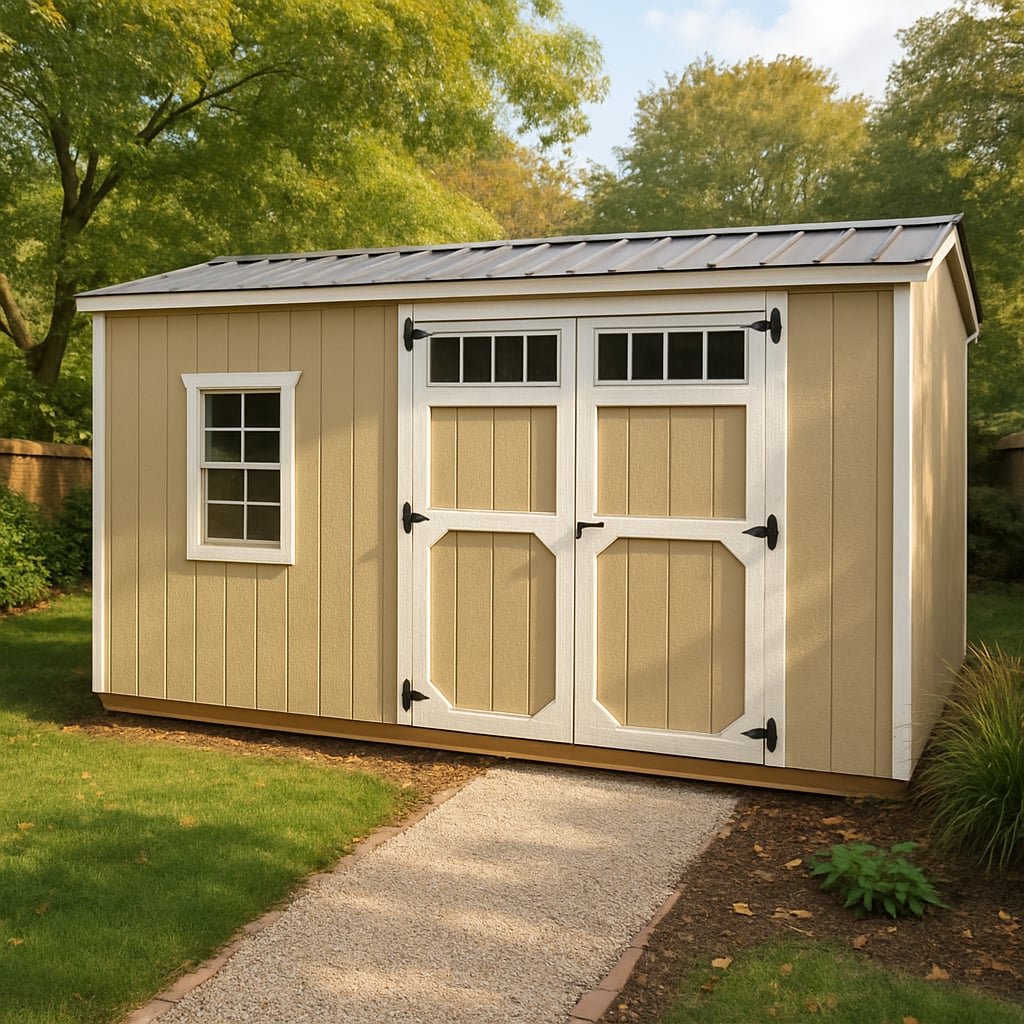 12x16 Garden Shed at ACE Buildings - Graceland of Corpus Christi