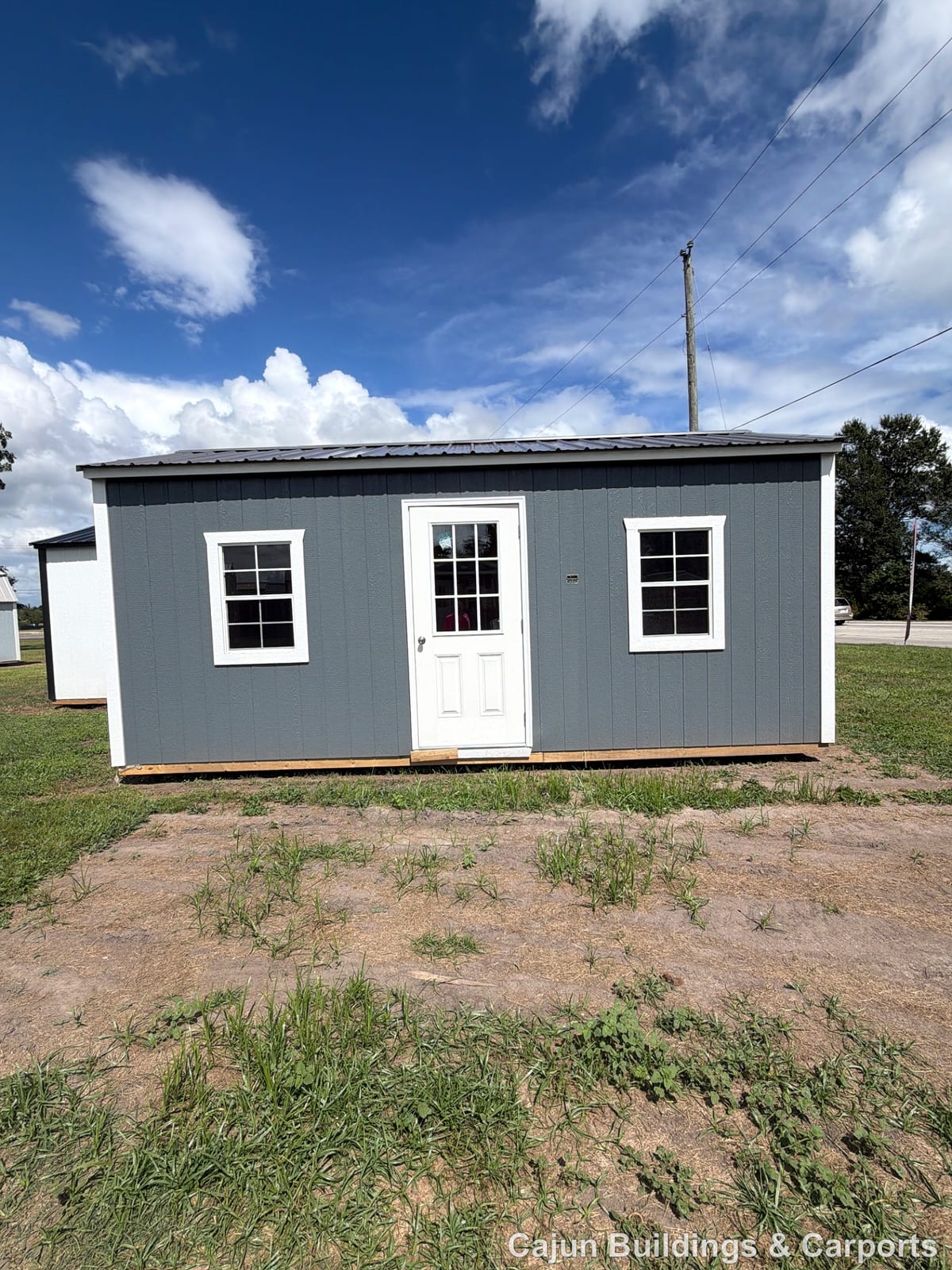 10x20 Garden Shed at Cajun Buildings and Carports