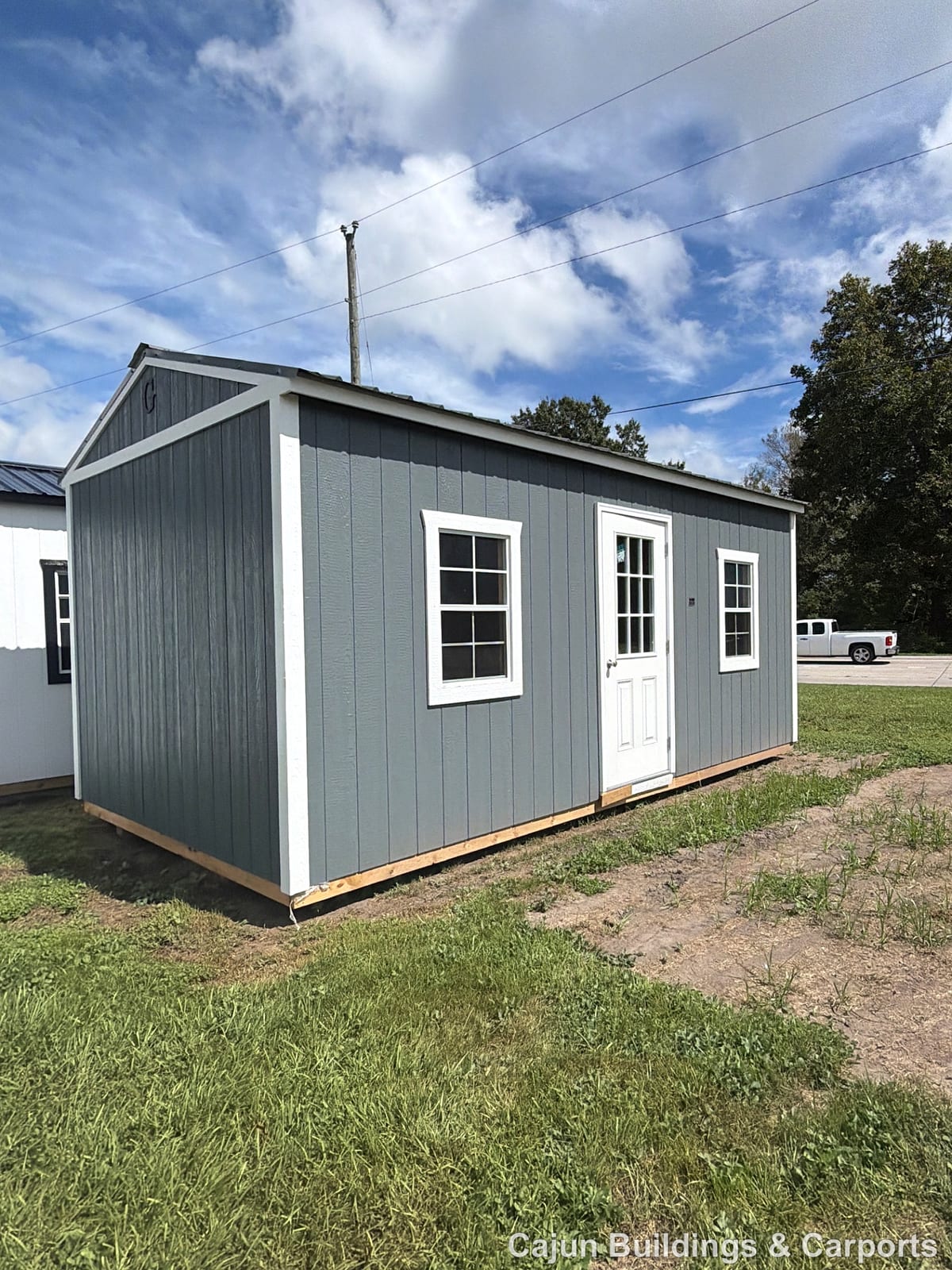 10x20 Garden Shed at Cajun Buildings and Carports