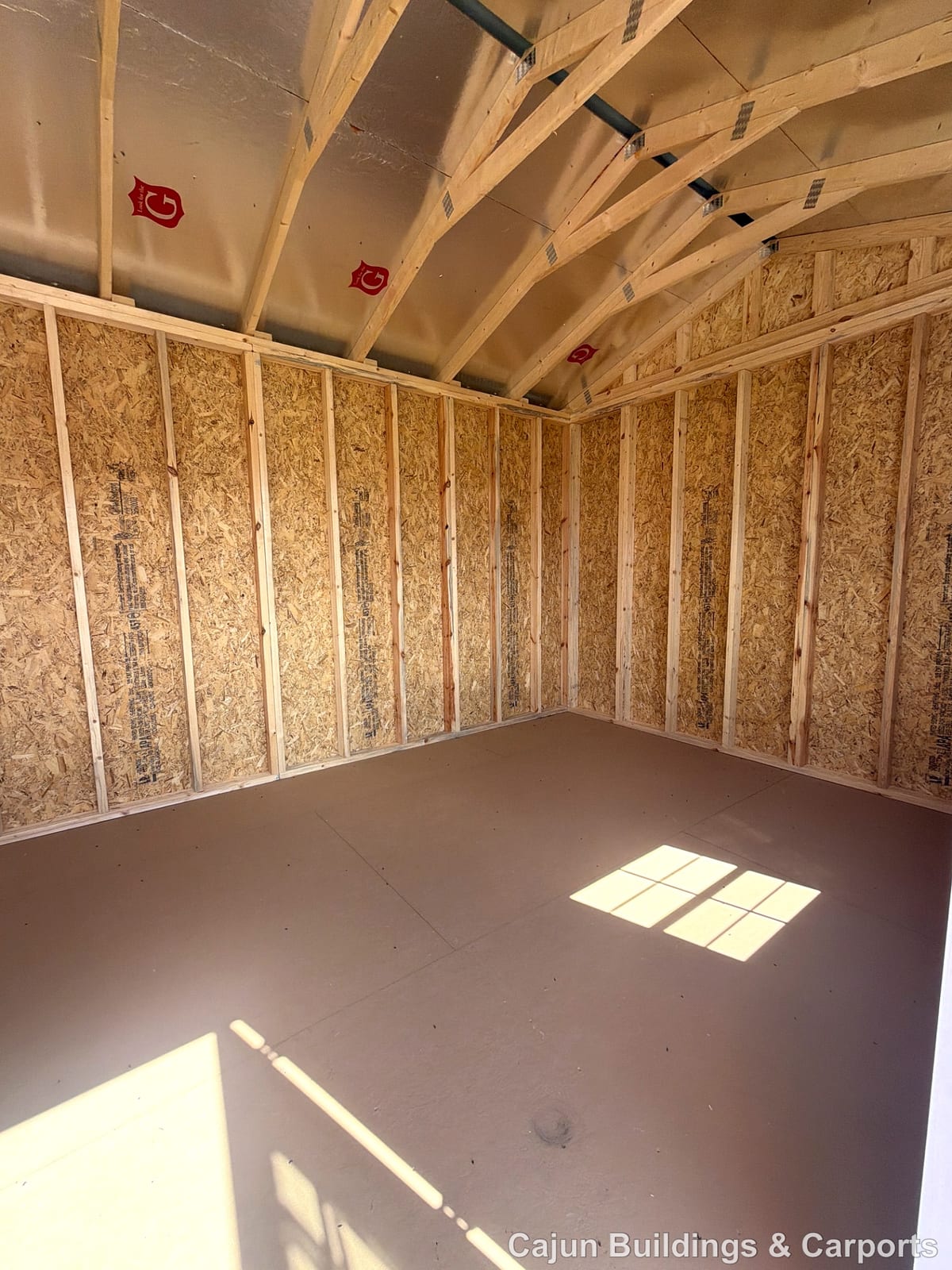 10x20 Garden Shed at Cajun Buildings and Carports