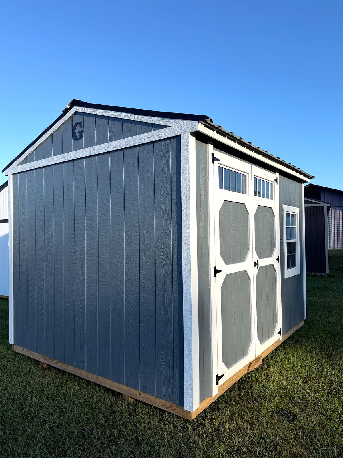 10x12 Garden Shed at Southern Ag Equipment, LLC - Saint Francisville, Louisiana
