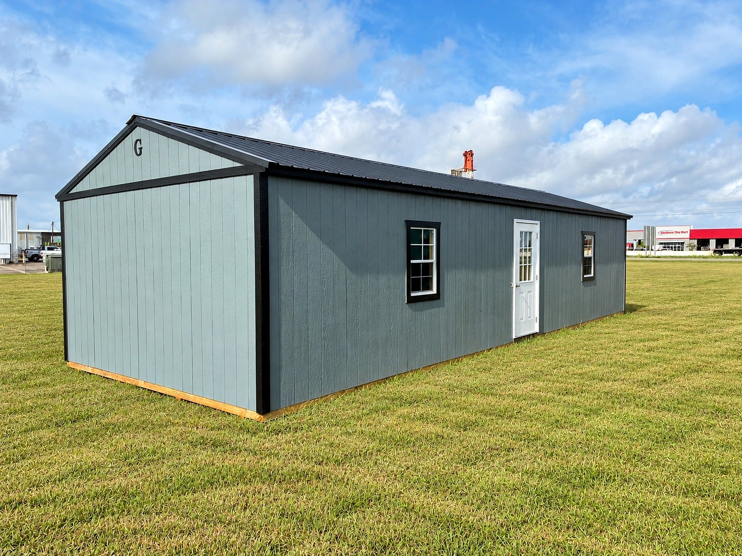 16x40 Garden Shed at ACE Buildings - Graceland of Corpus Christi