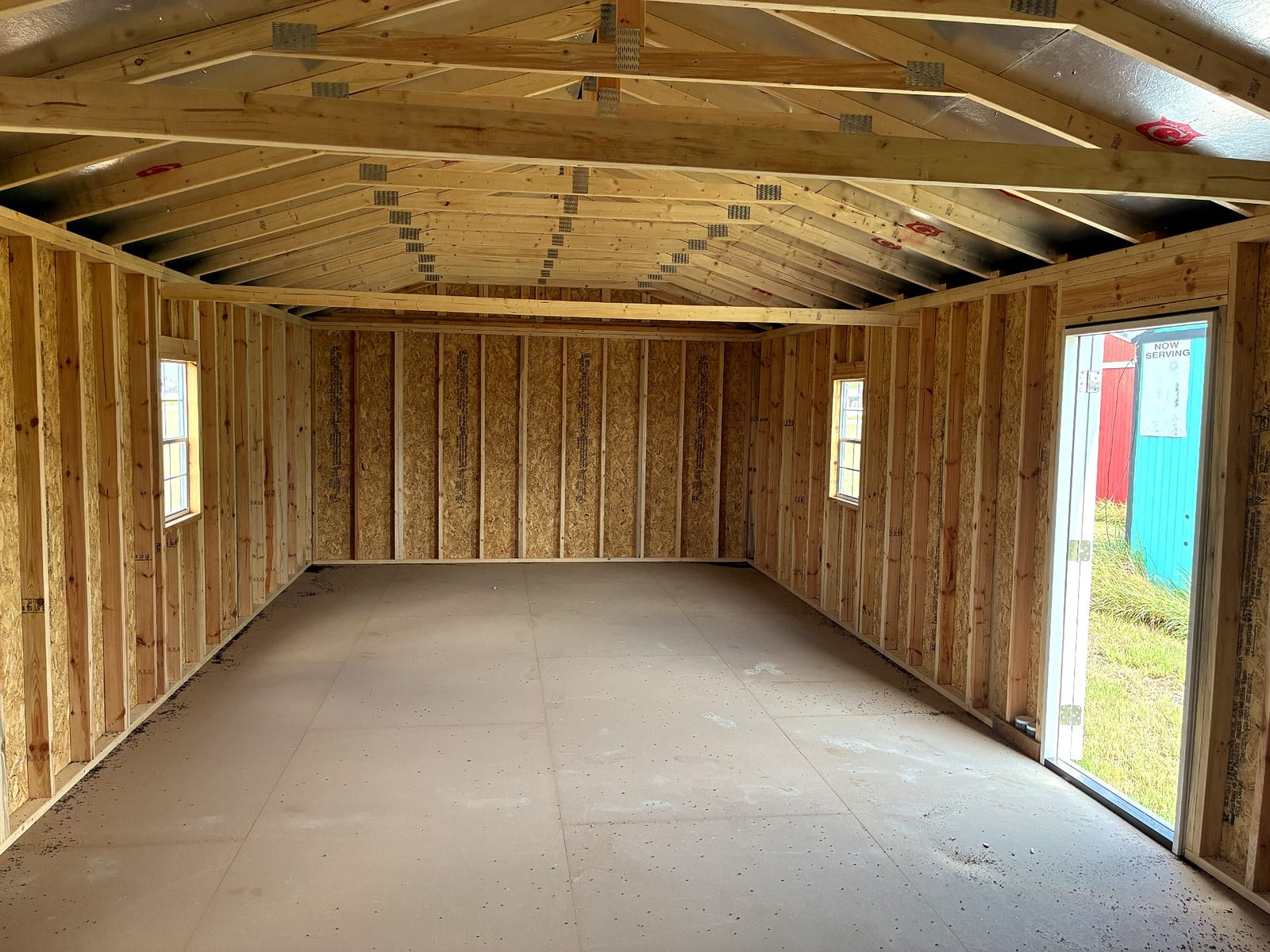 16x40 Garden Shed at ACE Buildings - Graceland of Corpus Christi
