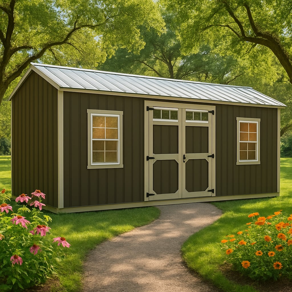 12x24 Garden Shed at ACE Buildings - Graceland of Corpus Christi