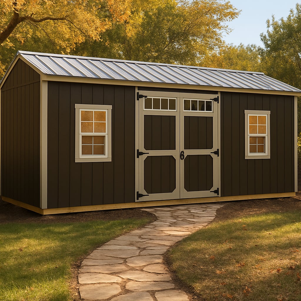 12x24 Garden Shed at ACE Buildings - Graceland of Corpus Christi