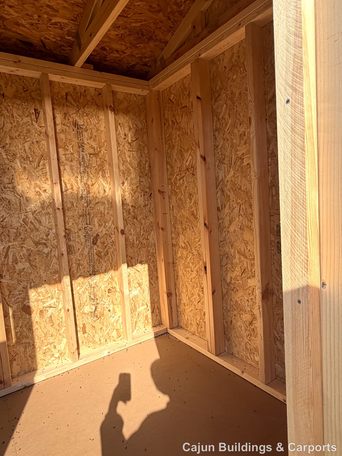 6x12 Garden Shed at Cajun Buildings and Carports