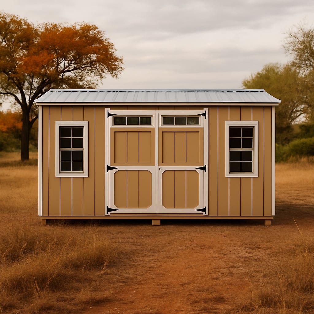 12x16 Garden Shed at ACE Buildings - Graceland of Corpus Christi
