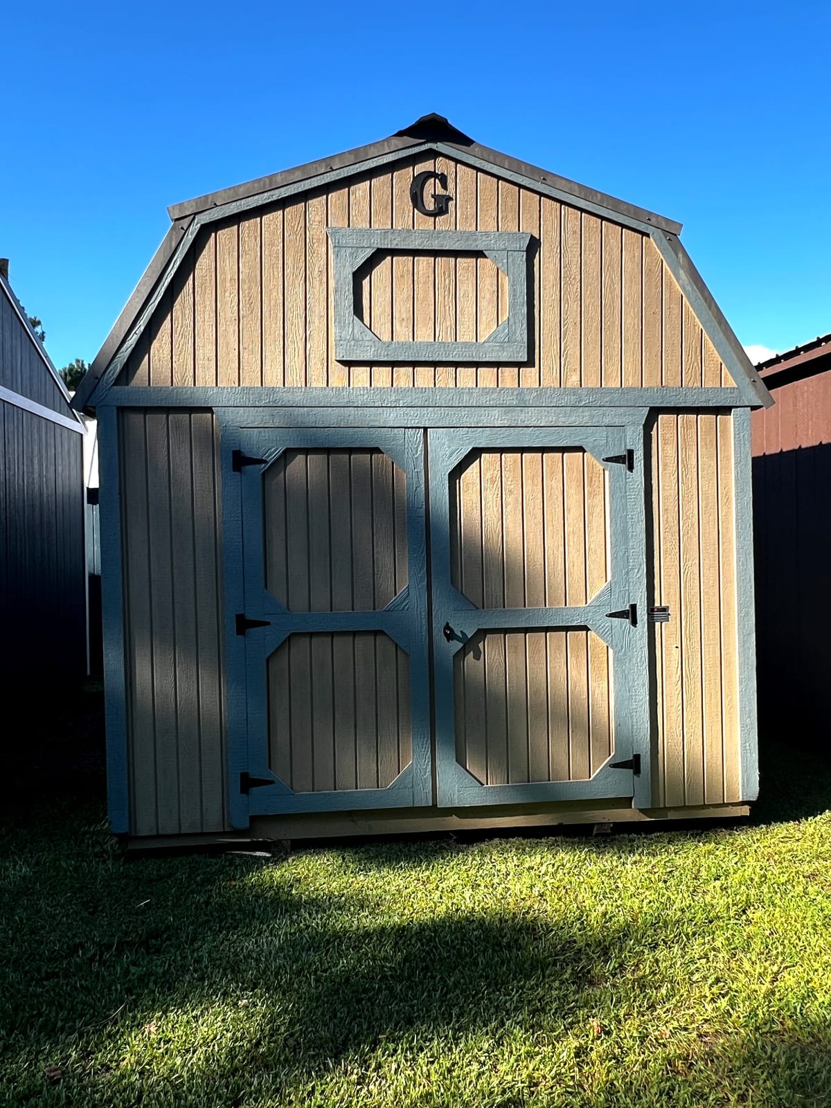 10x16 Lofted Barn at Toler's Coastal Structures - Newport