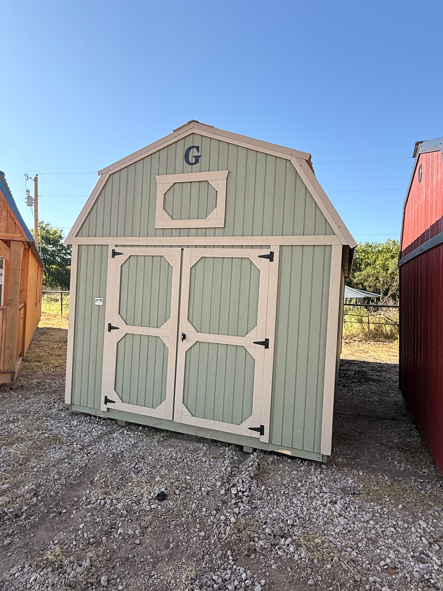 10x20 Lofted Barn at 405 Equipment LLC AKA 405 Structures!