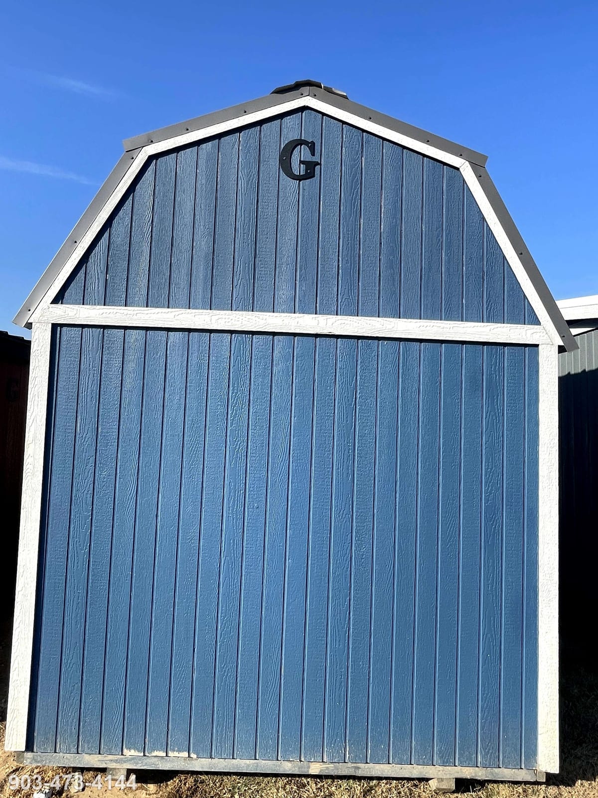 8x12 Lofted Barn at Tyler Lot- ETX Steel Tyler