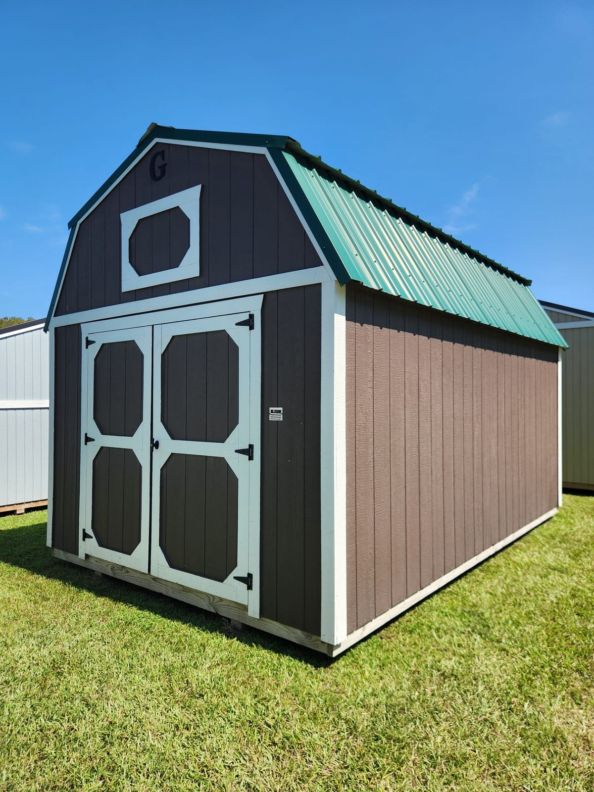 10x16 Lofted Barn at Toler's Coastal Structures - Newport