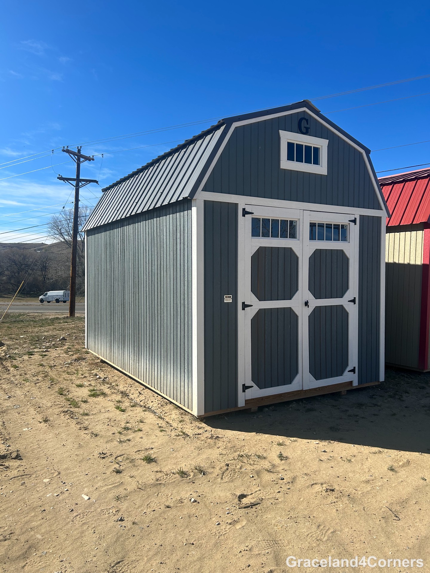 10x16 Lofted Barn at GRACELAND FOUR CORNERS