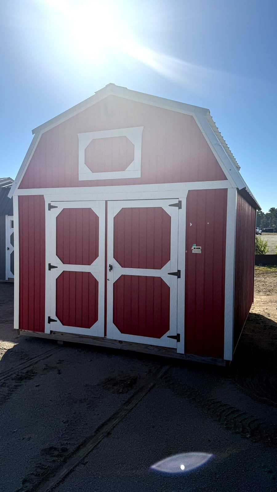 10x12 Lofted Barn at Alpha1 Storage Solutions