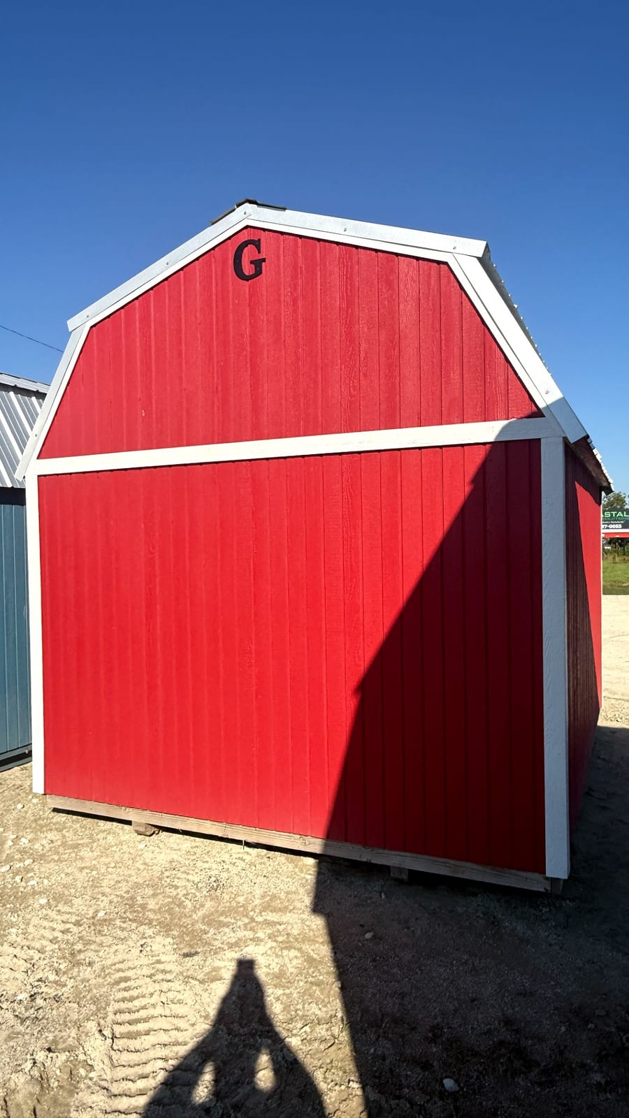 10x12 Lofted Barn at Alpha1 Storage Solutions