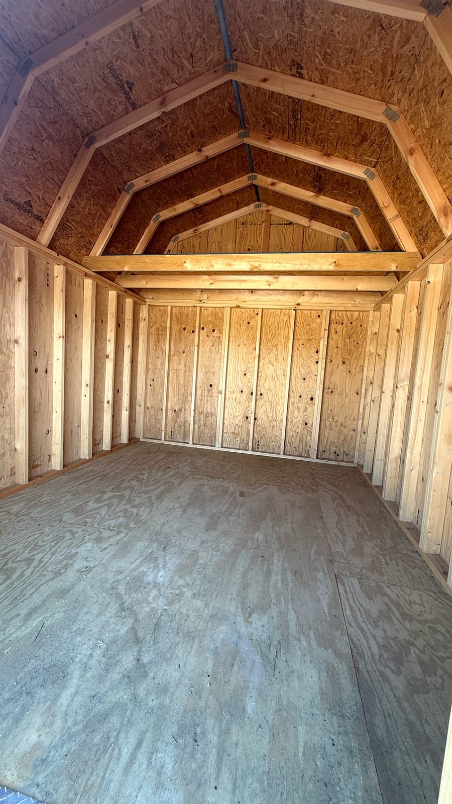 10x12 Lofted Barn at Alpha1 Storage Solutions