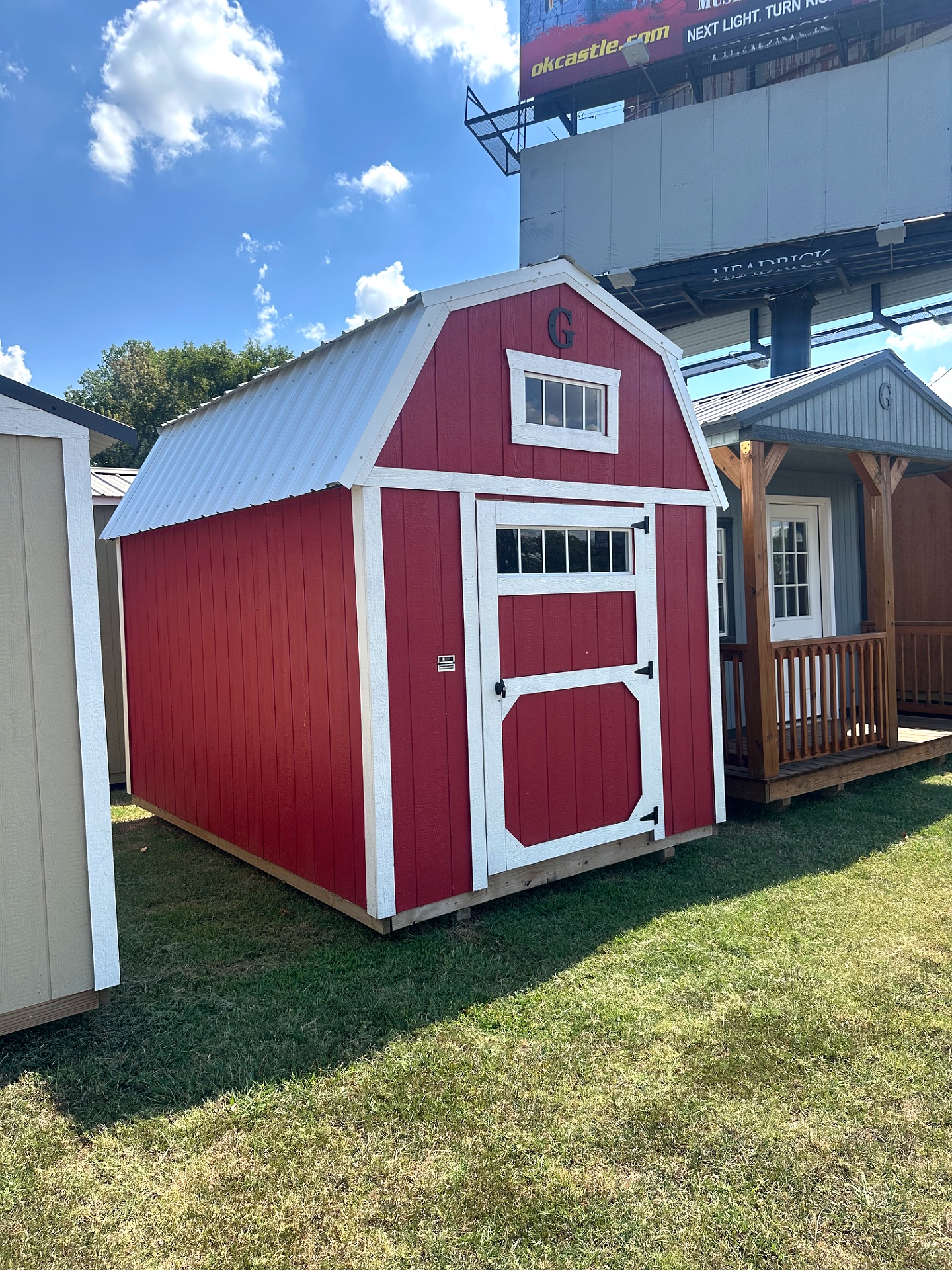8x12 Lofted Barn at G&L Carports & Portable Buildings