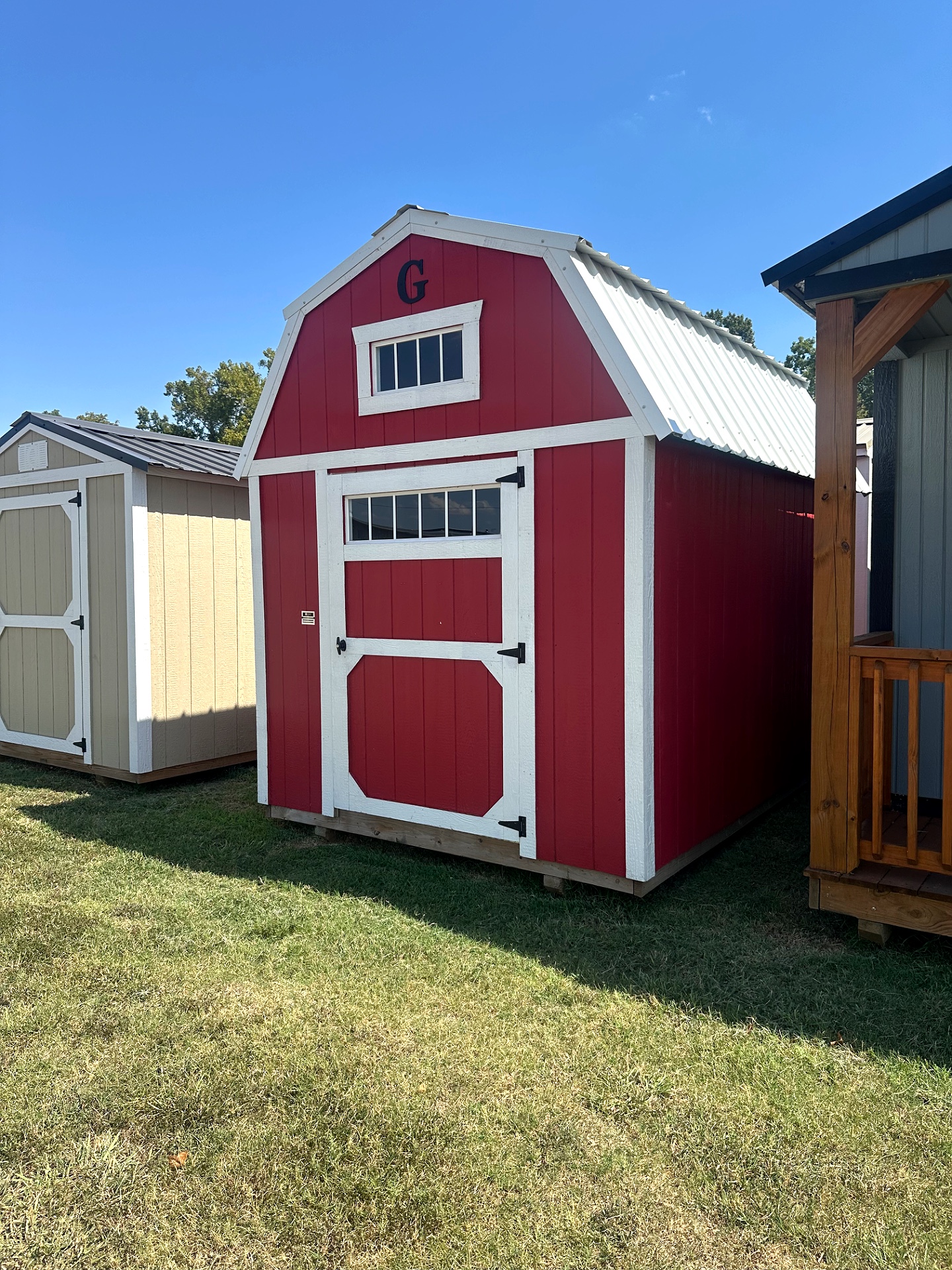 8x12 Lofted Barn at G&L Carports & Portable Buildings