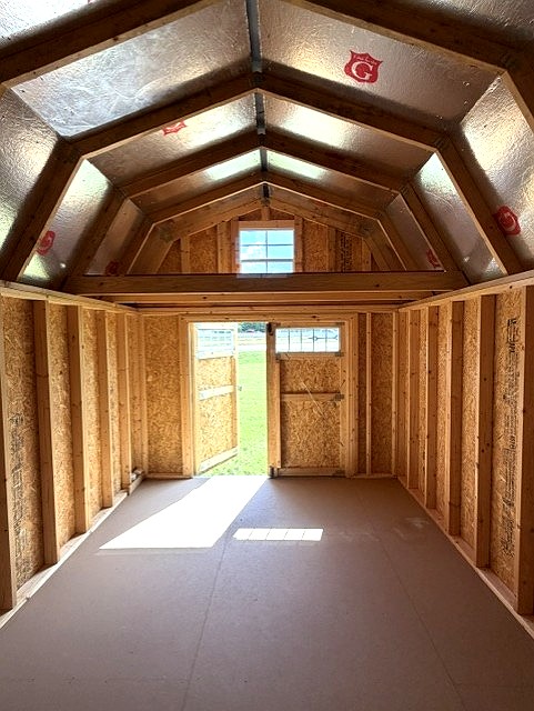 10x16 Lofted Barn at Truesite Portable Buildings