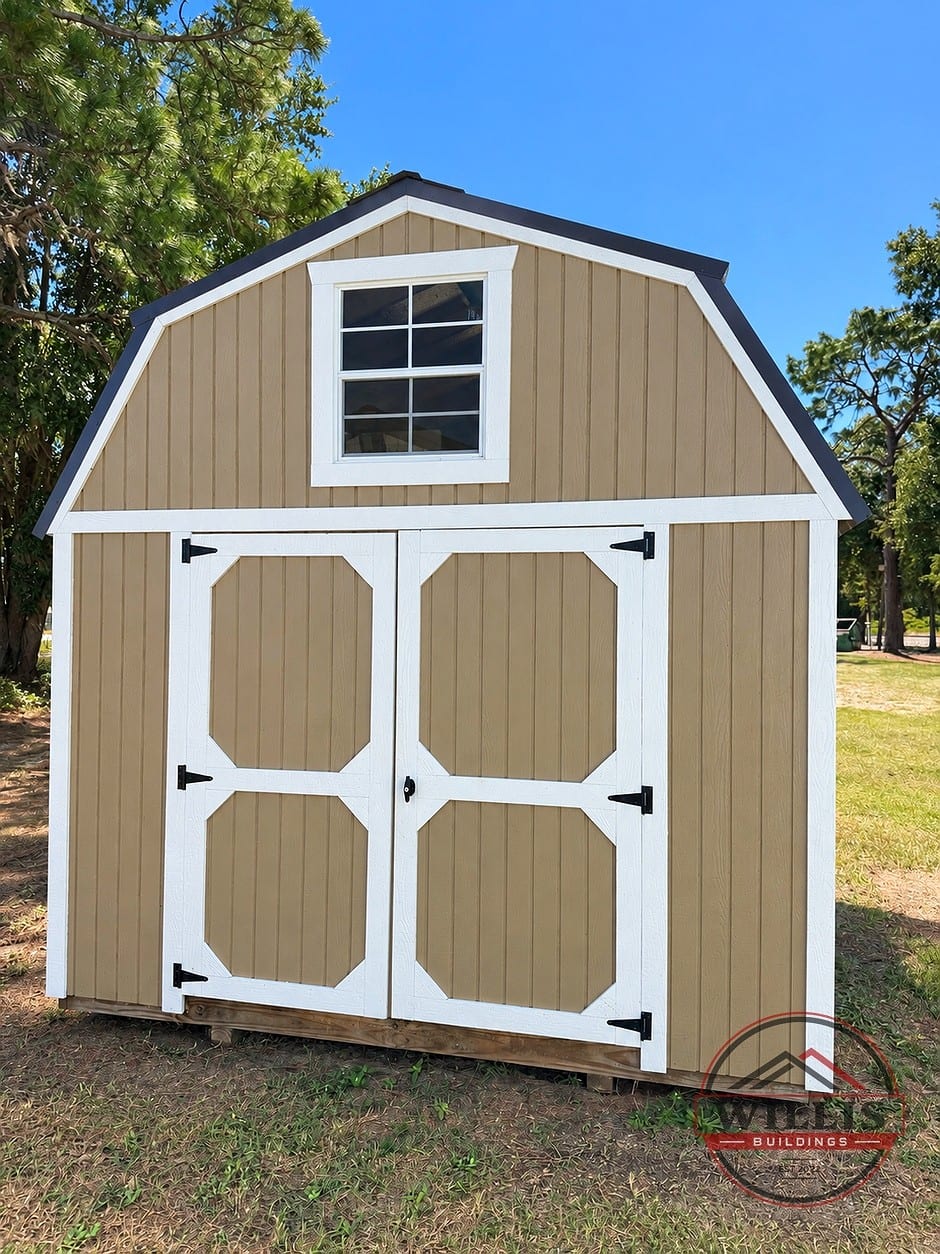 10x16 Lofted Barn at Willis Buildings