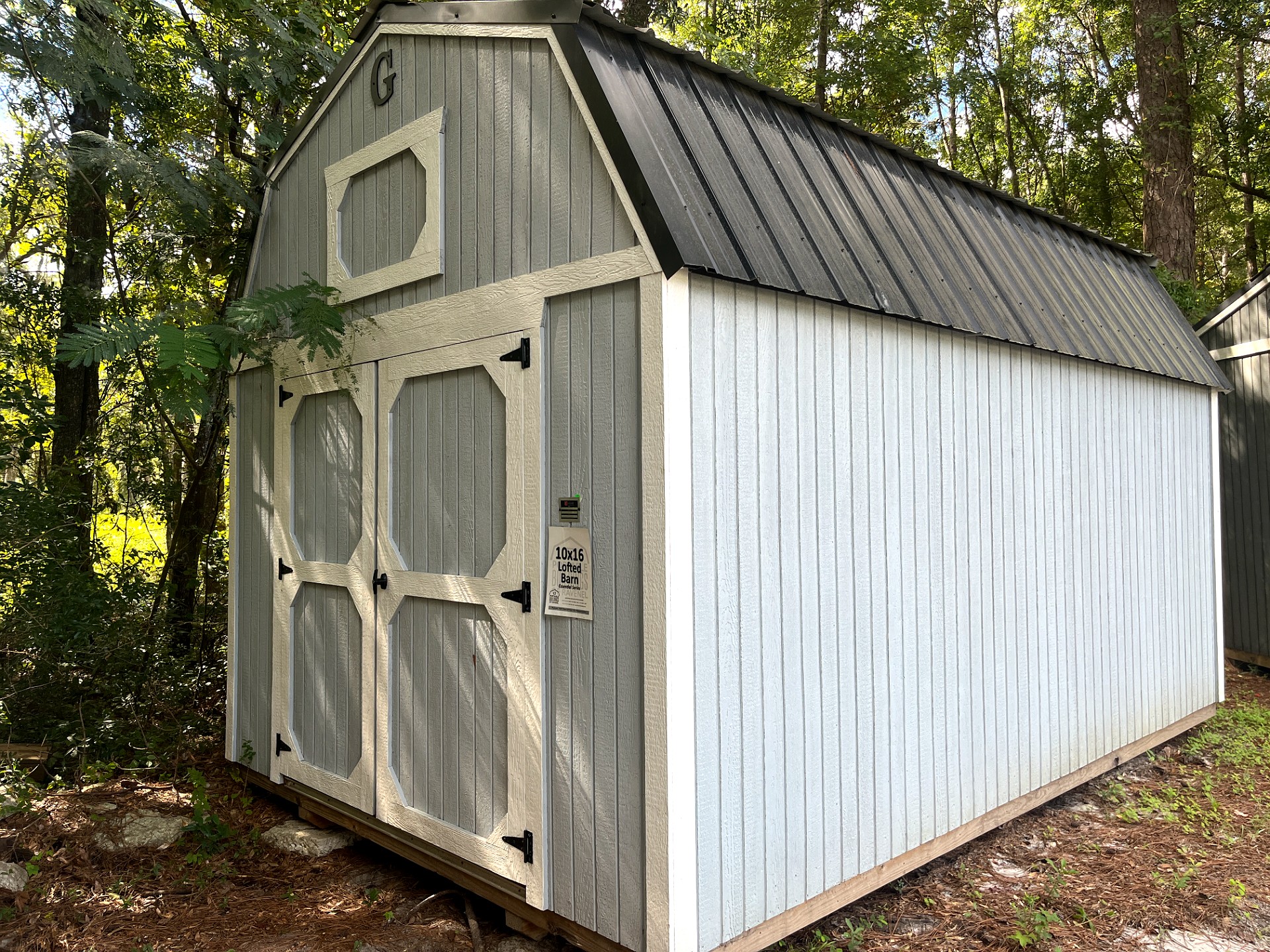10x16 Lofted Barn at Portable Buildings of Ravenel