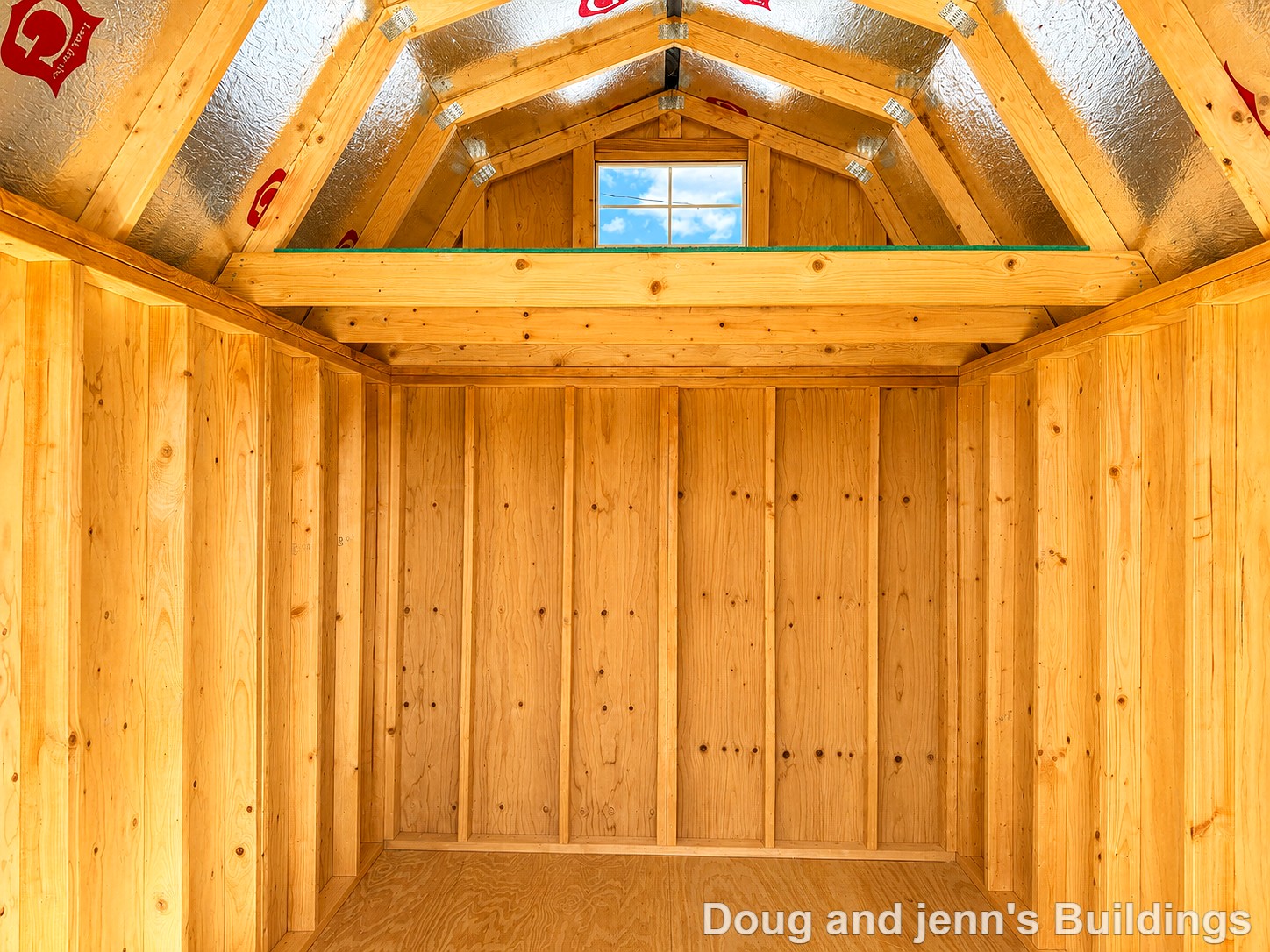 8x12 Lofted Barn at Doug and Jenn's Buildings