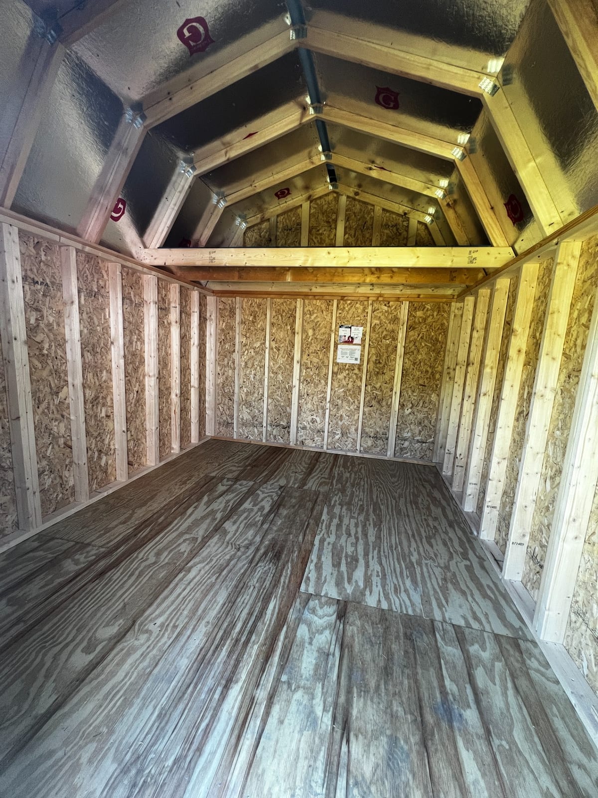 10x12 Lofted Barn at Toler's Coastal Structures - Newport
