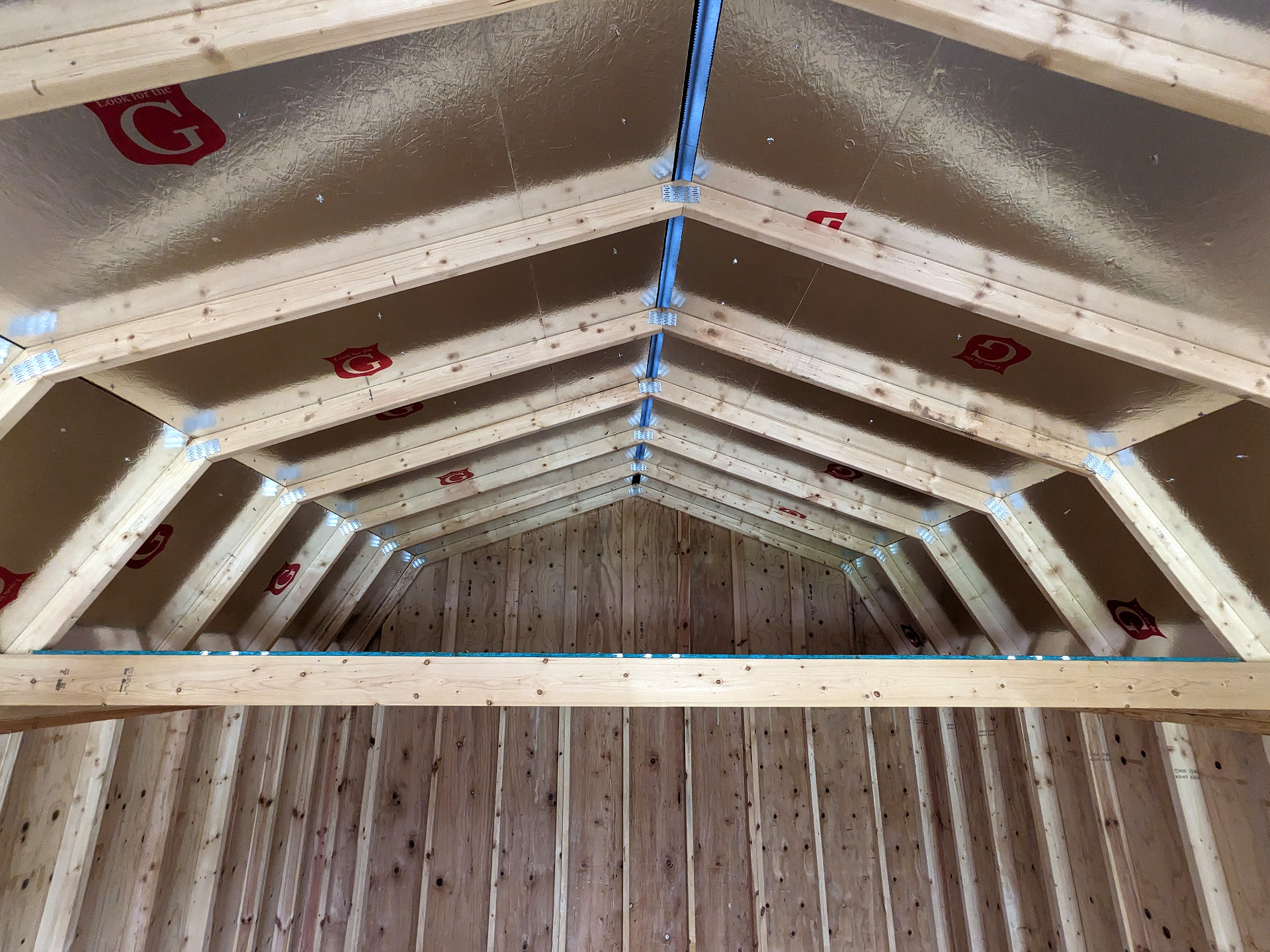 14x28 Lofted Barn at Graceland Storage Sheds and Buildings of Kingsland