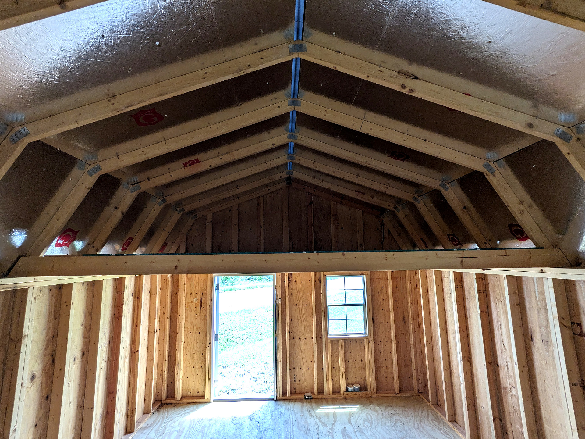 14x28 Lofted Barn at Graceland Storage Sheds and Buildings of Kingsland