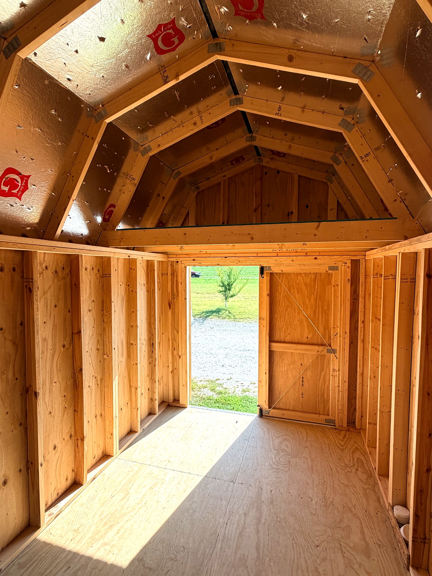8x16 Lofted Barn at Graceland of Cumming